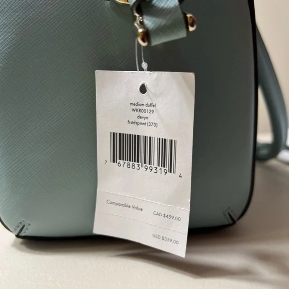 (A16) Kate Spade NY Devyn Medium Duffle Crossbody -WKR00129 - Picture 5 of 5